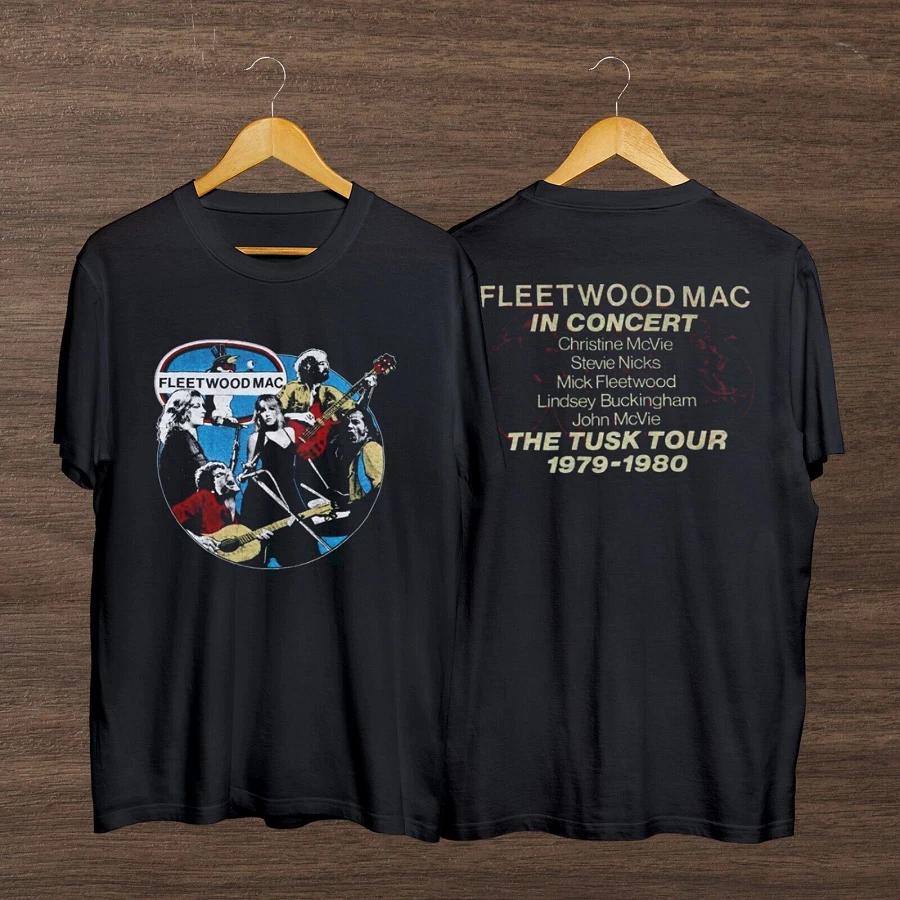 Fleetwood Mac tusk tour t-shirt, Vintage Fleetwood Mac 90s Classic Shirt 2XL