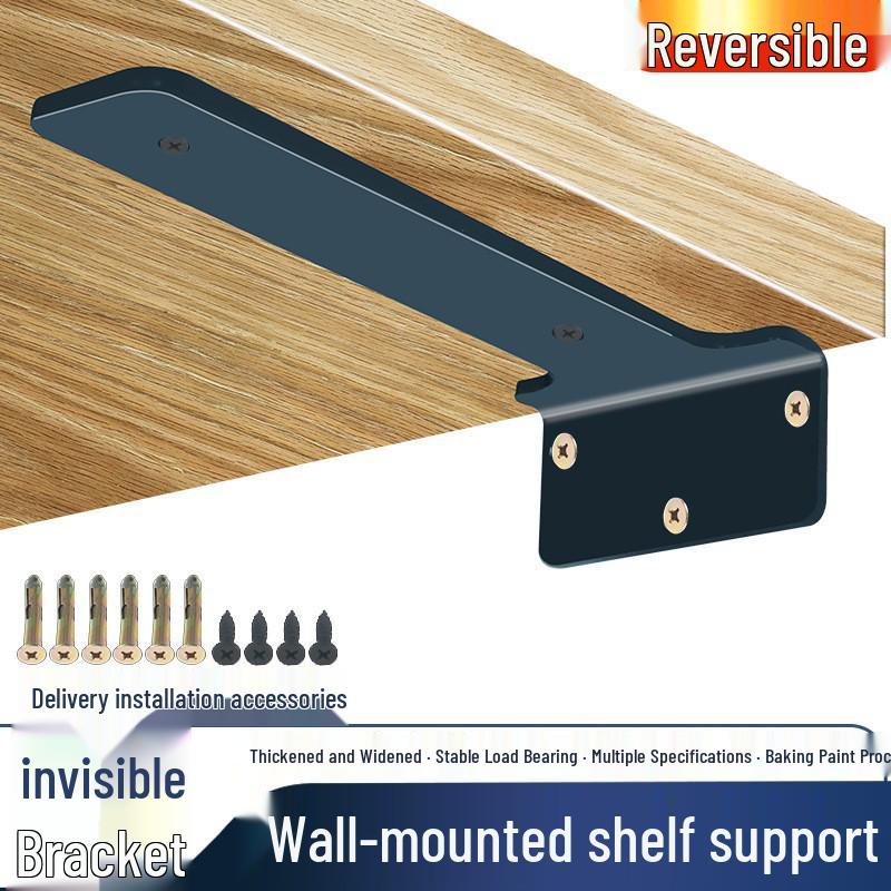 Soporte Triangular de Pared Invisible para Estantes de Escritorio o Mueble de TV