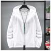 Sommer Herren und Damen Sonnenschutzkleidung Paar Langarm Windjacke Atmungsaktiv Schnelltrocknende Kleidung Reflektierende Reisejacke