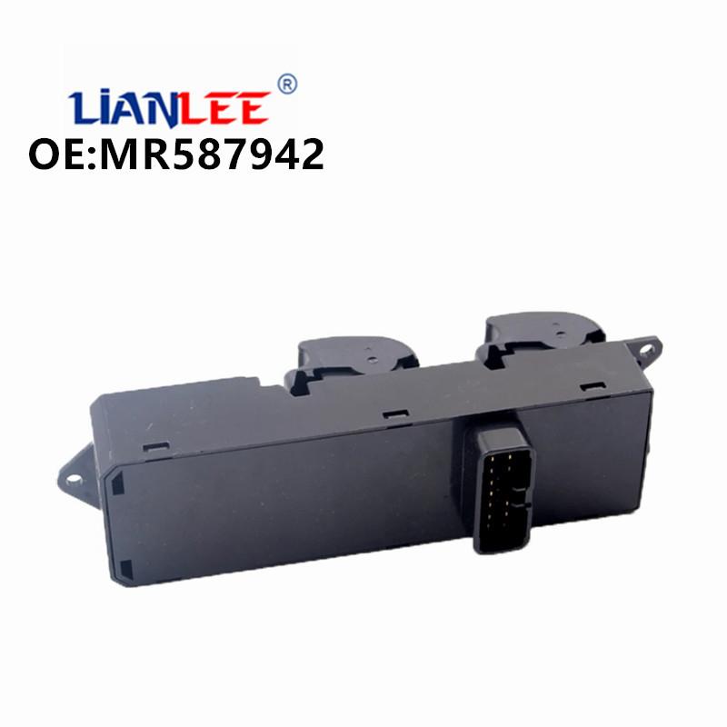 Brand New Window Driver Side Main Switch LHD For Mitsubishi Pajero Montero III 3 Lancer Triton L200 Sport Grandis MR587942