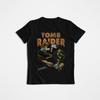 Tomb Raider, Lara Croft, Tricou Grafic, Tricou Grafic, Retro, Tricou Unisex pentru Gaming