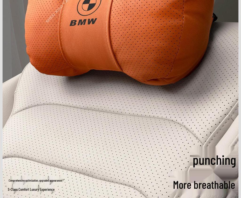 Sada polštářů na opěrku hlavy a bederní opěrku do auta - 5dílný polštář na krk a záda pro nová vozidla