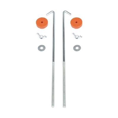 2Pcs/set Iron Universal Battery Auto Battery Tie Down Mount Holder Bracket Brace Car Accessories