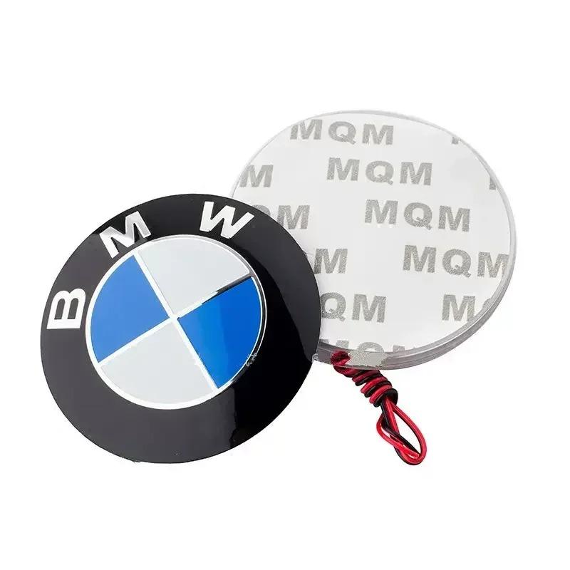 vbjly8 Car LED Emblem Light 82mm Front Or Rear Static Single Color Red Blue White FOR BMW F10 E90 E60 E61 E93 E87 F30 F15 X1 X3 X5 X6 XX6