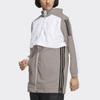 Adidas Convertible Two-Way Striped Hooded Jacket Women Outerwear White HE9990