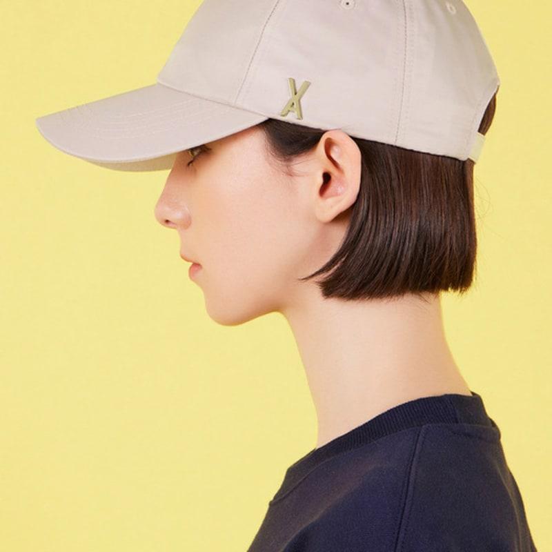 

VARZAR Кепка-бейсболка оверсайз с логотипом-заклепкой, полиэстер, нежно-розовая FREE