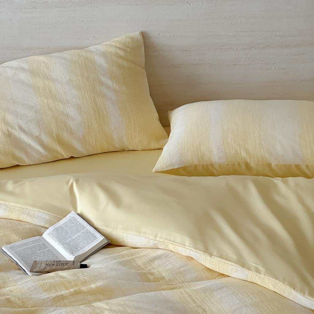 100% Cotton Three-ply Gauze Bedding Set Queen Soft Breathable Queen Duvet Cover Set with Sheets Washed Quilt Cover Pillowcases