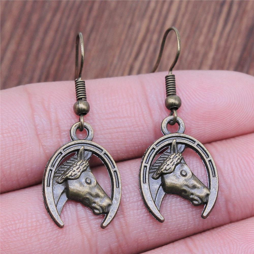Streetwear New Arrival Dragon Snake Horse Anime-Themed Drop Earrings Unique Formal Gift for Her