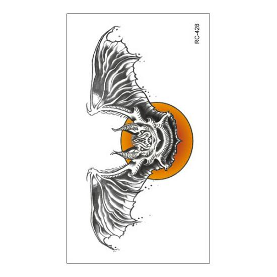 Ruikalong Scary Halloween Waterproof Tattoo Stickers - Scorpion & Spider Designs