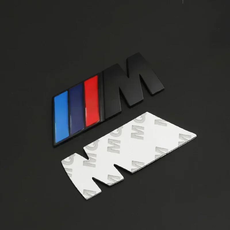 1 buc. Autocolant Metalic Portbagaj Mașină Emblema Mașină Decal Pentru BMW M Performance Power X1 X3 X5 X6 E84 E83 F25 M3 E90 E91 E60 F15 F16 E70 F30
