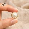 Safety Button Pin 2Pcs Faux Pearl Magnetic Clothes Button Fake Cat Eye Stone Brooch No Sew for Shirts Scarf Shawl Clothing Decorative