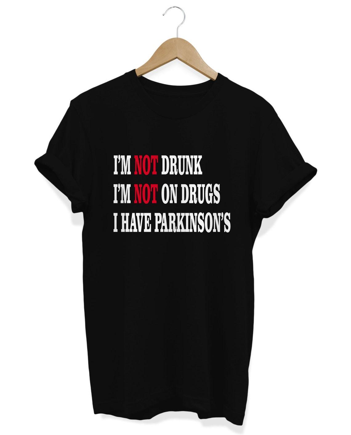I have Parkinson s T shirt, Parkinsons disease funny T-shirt L