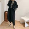 New Warm Thick Wool Women Outerwear Fashion Elegant Knitted Long Sweater Cardigan Office Female Single Breasted Jackets Street