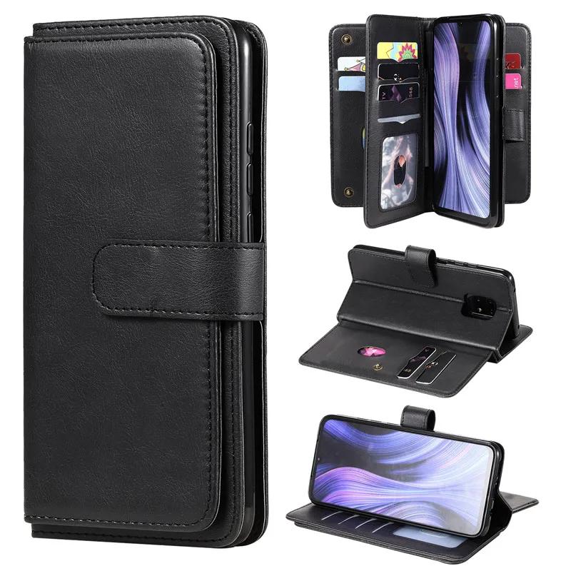 Leather Flip Purse Holder Phone Case For XiaoMi RedMi Note 17 15 14 Pro Plus 13 12 Wallet Card Slot Cover Back Bag Hoesje Coque