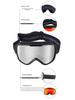Anti-Fog Double Layer Ski Goggles - Fits Adult Helmets, Suitable for Children, Perfect for Winter Sports