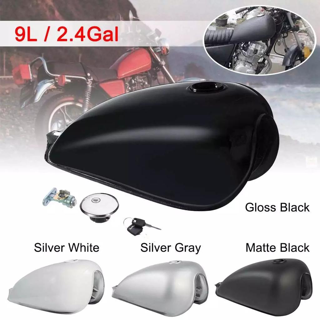 Universal Iron Fuel Tank For Suzuki GN125 GN Easy To Install with Fuel Switch with Fuel Cap