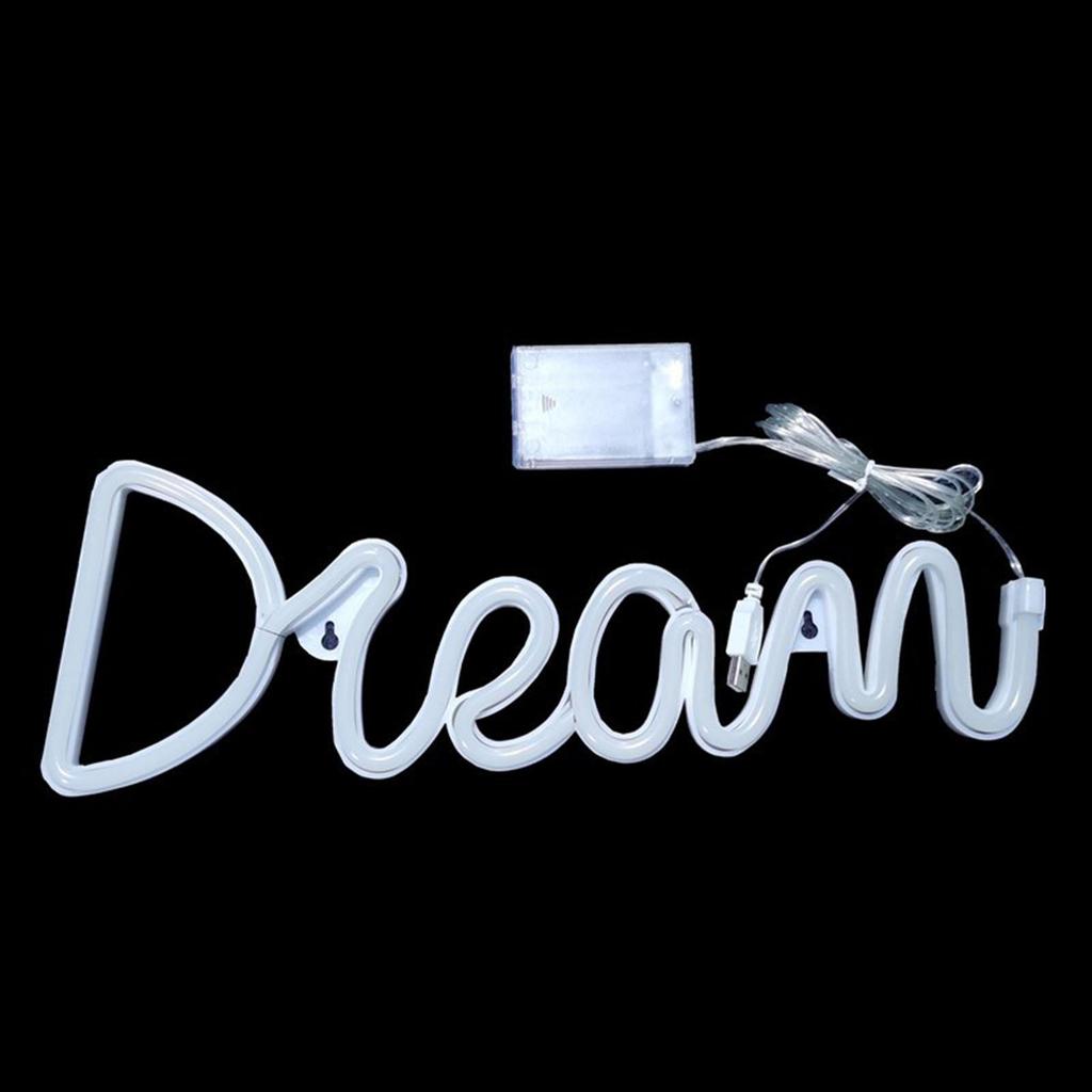 LED Sign Light Neon Lights Decor Wall Hanging Nightlight Lamp Fixture Lighting for Home, Dinner,