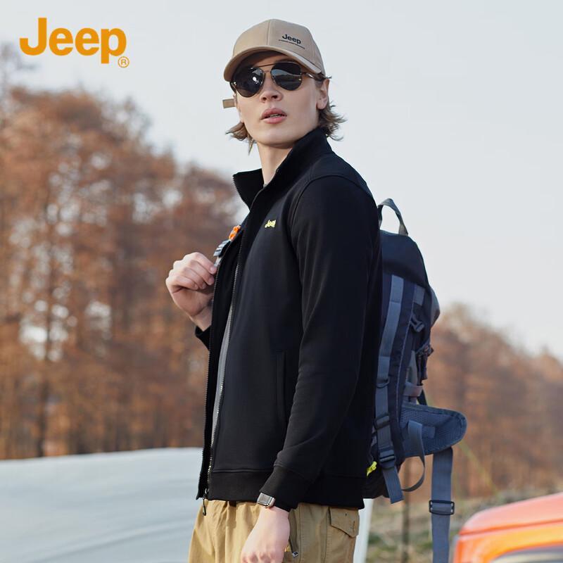JEEP Men's Casual Sport Cardigan Sweatshirt