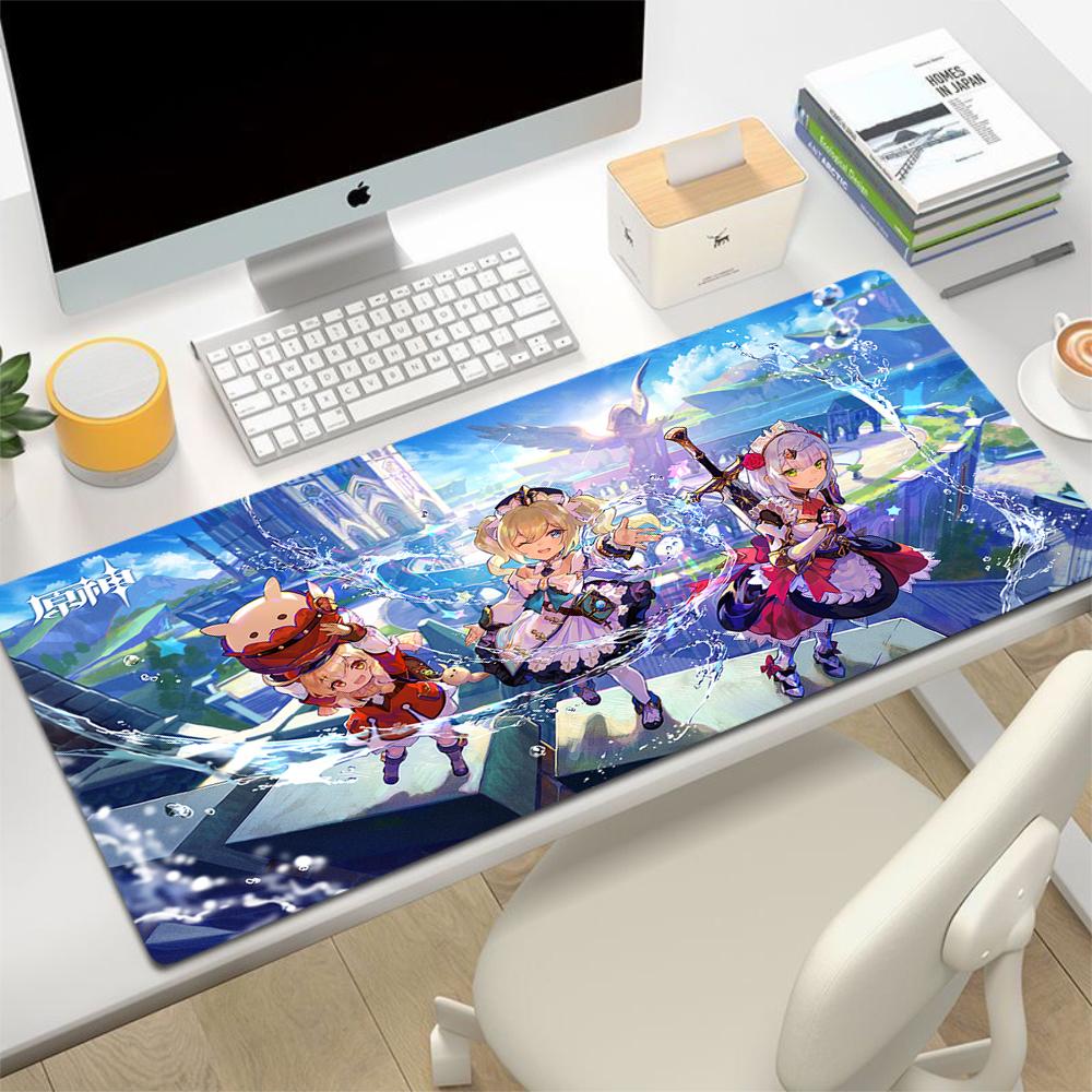 Genshin Impact Mouse Pad Furina Gamer Mousepads Gaming Mousepad Keyboard Mat Large Mouse Pads Big Computer Anime XXL Desk Mats
