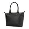 Longchamp Le Pliage Xtra Schnapp- und Reißverschluss Leder Schulter-Tragetasche Damen Handtaschen Schwarz 2605987001