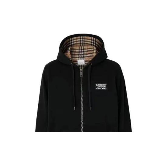 Burberry FW22 Monogram LOGO Print Sweatshirts Men's Black