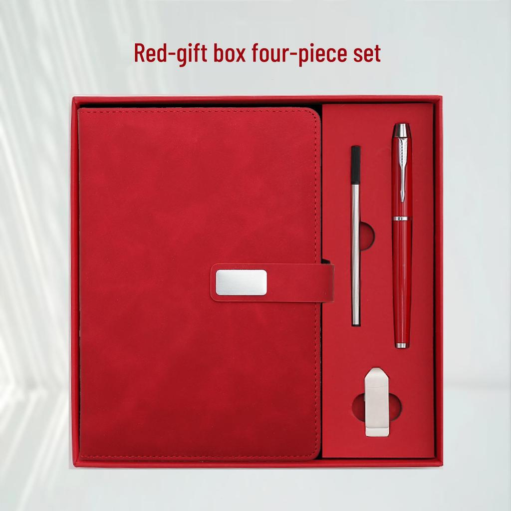 Notizbuch A5 mit individuellem Logo Geschenkset für Geschäft & Meetings