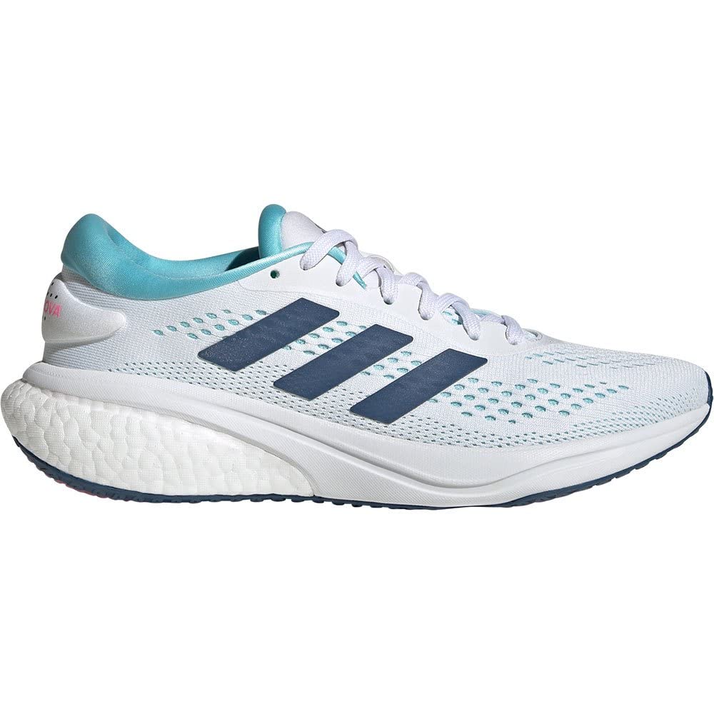 Adidas Supernova 2 Running Shoes for Blue cm Women, White/Wondersteel/Bliss (GW9100) 22.5