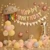 First Birthday Party Balloon Decoration Set with Light Strip for Boys and Girls