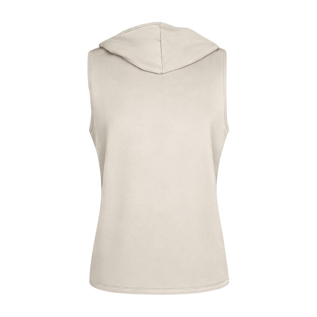 Men Sleeveless Hoodie Lightweight Hooded Tank Top Casual Summer Muscle Fit Gym Workout Athletic Vest