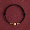 Pure Gold 999 Zodiac Red String Bracelet with Luck Beads for Baby's Full Moon or New Year