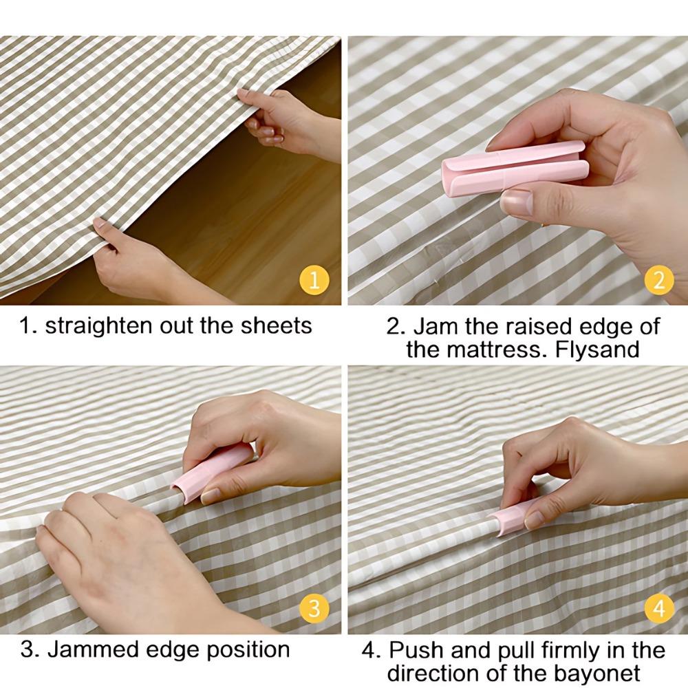 10pcs Slip-Resistant Clothes Pegs Clamp Gripper for Mattress Food Sealing Kitchen Storage Accessories Home Living