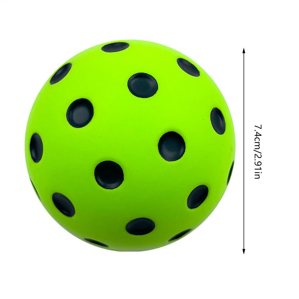 new 1PC Silent Pickleball Indoor Entertainment Silent Practice Ball PU Foam High Bounce Resistance Not Disturbing People