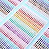 DIY Acrylic Rhinestone Face Stickers - 15 Color Set for Makeup & Stage Use