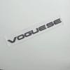 3d ABS Chrome Black Logo Vogue SE Emblem Letters Car Trunk Badge Decal For  Vogue SE Sticker Accessories