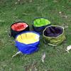 1Pcs 1100ML Large Capacity Dog Drinking Water Container Foldable Dog Water Bowl Food Storage Bag Outdoor Hiking Folding Pet Bowl
