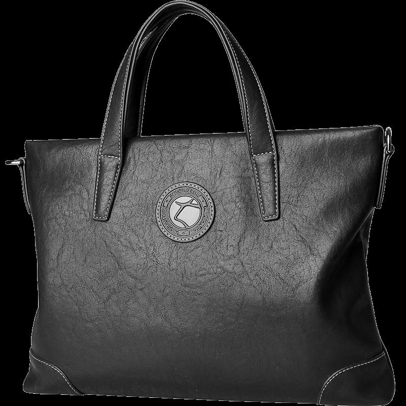 Мужская деловая сумка-портфель COW C-9808 для ноутбука 14 Inch Laptop