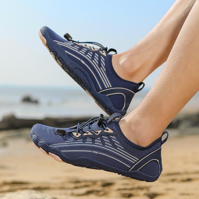 Schnelltrocknende Wasserschuhe für Damen Herren Leicht Atmungsaktive Aqua-Sneaker Rutschfeste Strand-Watschuhe zum Kajakfahren Surfen Tauchen