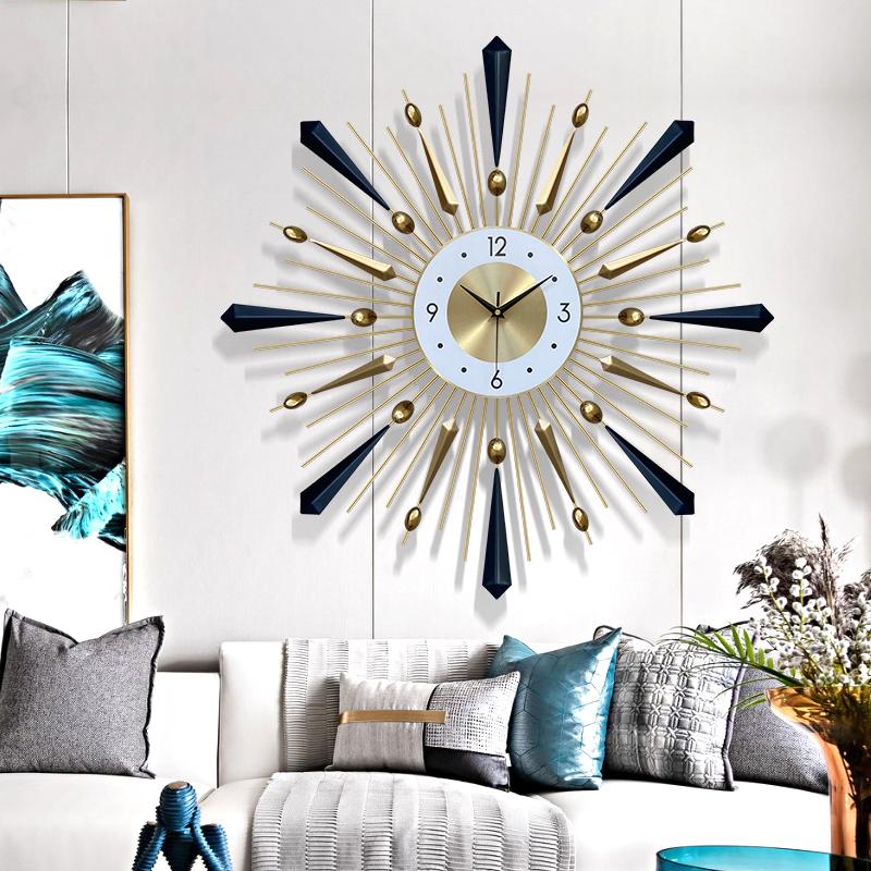 Unique Design Wall Clock Flowers Creative European Automatic Fashion Wall Clock Hands Art Battery Reloj De Pared Home Decor