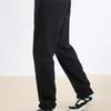 Anta Training Series Solid Color Mid Waist Fleece Straight Leg Casual Pants Men bottoms Basic-Black 952357305-1