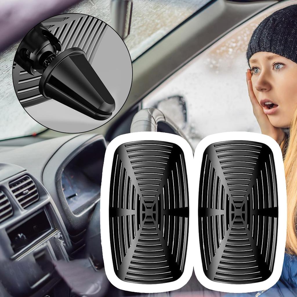 Car Air Conditioner Vent Deflector - Set of 2 Removable Car Air Vent Windscreen