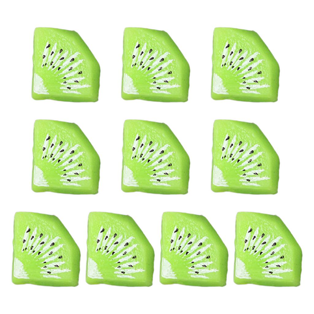 Künstliche Kiwifrucht Drachenfrucht Orange Blüten Falsche Kiwifrucht Blöcke zum Lehren Fotografie Partys Buntes Set