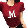 Versatile Slim Fit Short Sleeve Crop Top - Women's Trendy 2025 Korean Summer Style