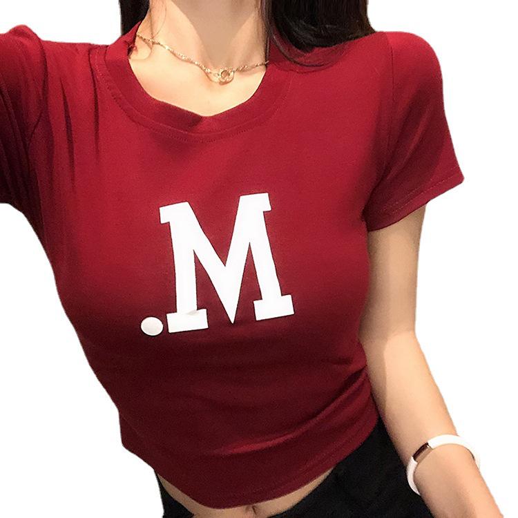 Crop top polyvalent à manches courtes et coupe slim - Tendance pour femmes 2025 Style d'été coréen