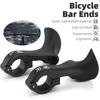 Cowhorn Handle Bike Auxiliary Handle Fluorescent Bike Grip Bicycle Handlebar Bicycle Inner Bar Ends