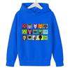 Cartoon Ritmebox Karakter Hoodie voor Kinderen - Lente/Herfst Collectie
