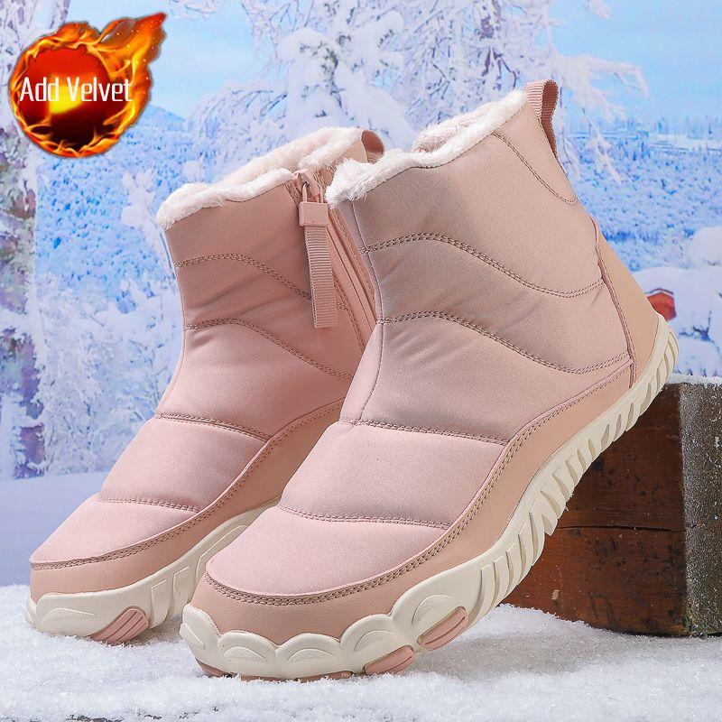 

High-top Plush Warm Women s Snow Boots Winter Round Toe Sports Ladies Shoes Fashion Non Slip Designer Luxury Y2k Hot Footwear 43
