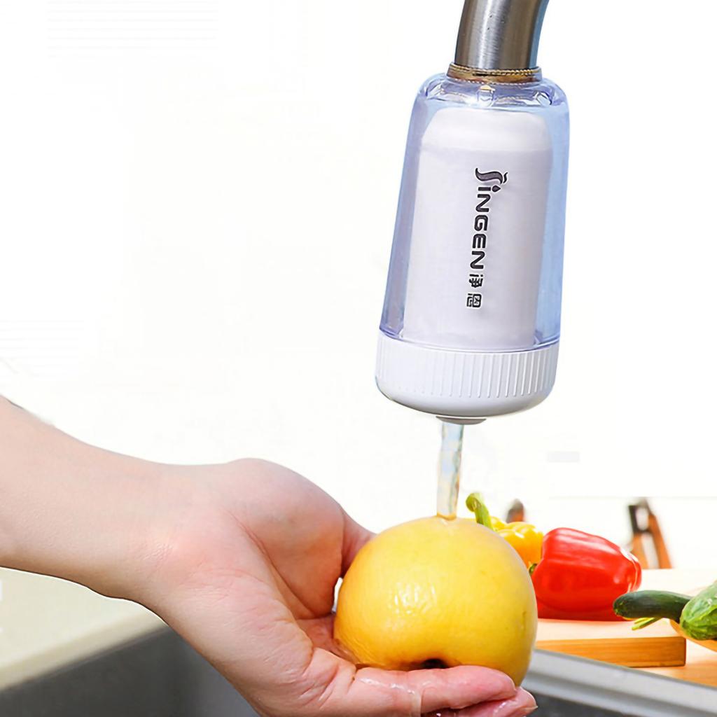 Faucet Water Purifier Home Kitchen Tap Water Filter Sink Faucet Nozzle Purifier Filter Totally 3