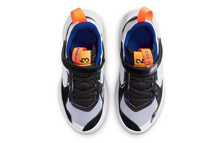 Jordan Delta Cushioning, Wear Resistant Sports Casual Shoes White Black Orange Children Aged 3 7 Years Old CT1566-140