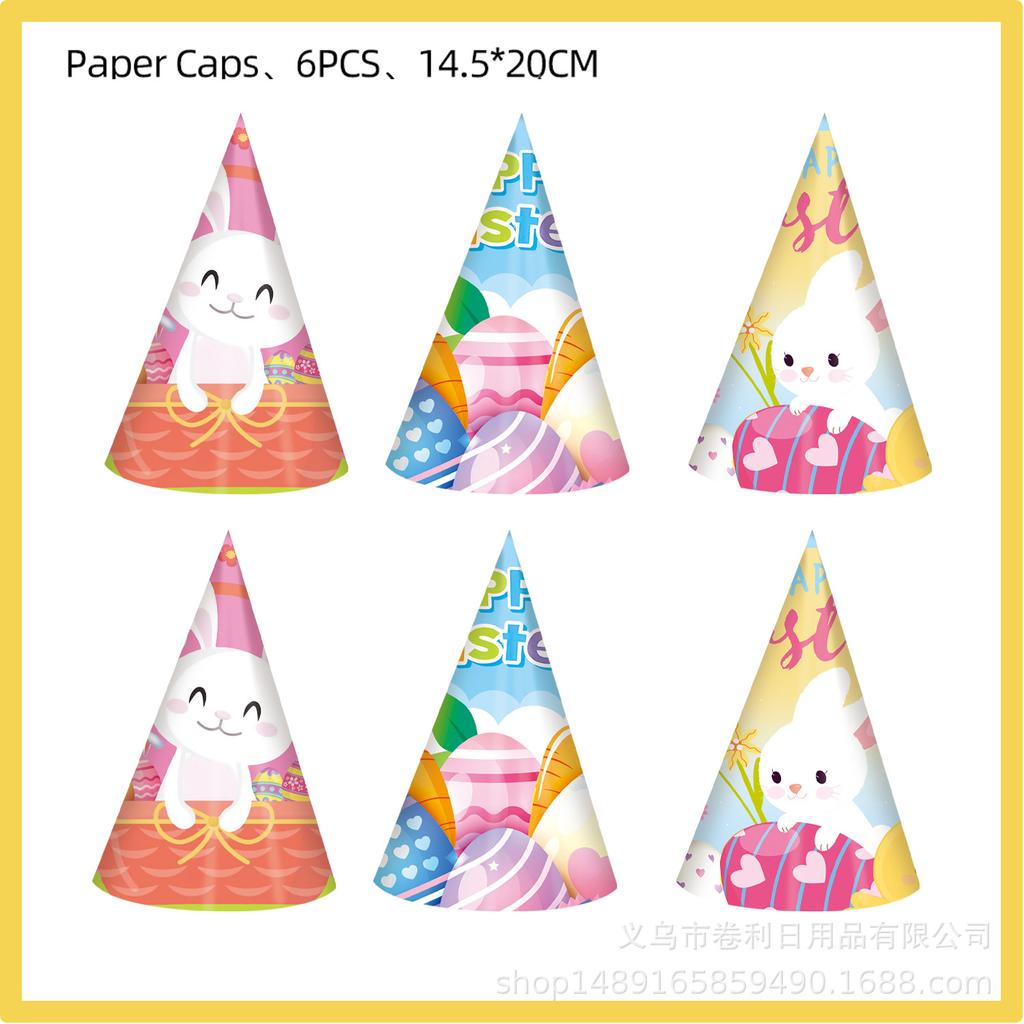 Easter Bunny Theme Party Supplies Easter Decoration Easter Party Banners Disposable Cutlery Arrangement
