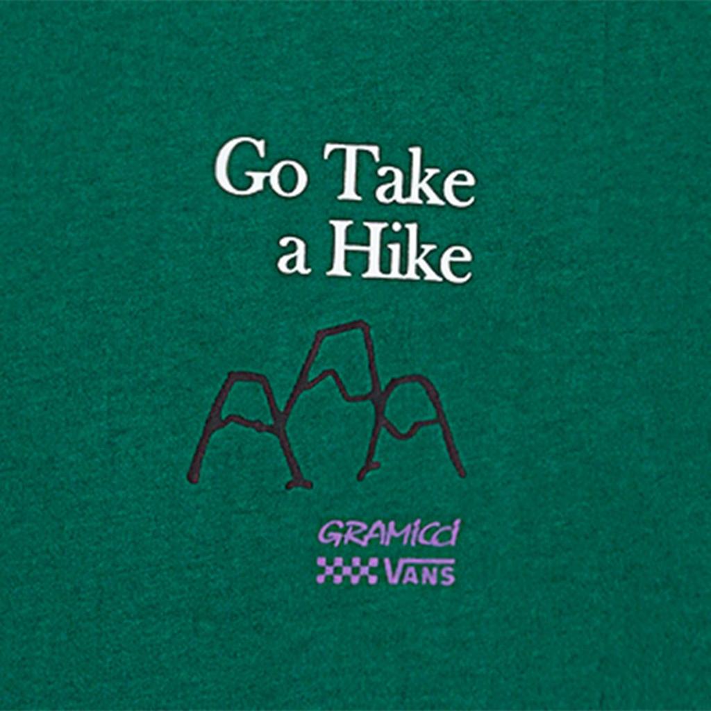 Vans X Gramicci Comfortable Breathable Soft Skin-Friendly Long Sleeve T-Shirt Unisex Tops Green VN0002DMEGR